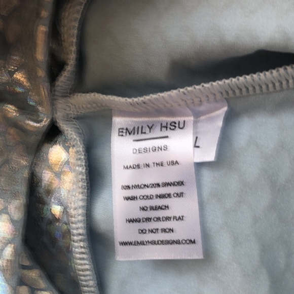 Emily Hsu Mermaid Leggings in Crystal NWT - Picture 5 of 5